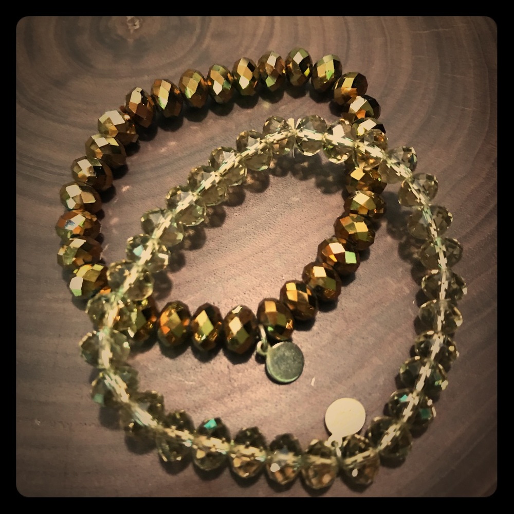 Beaded charm bracelets